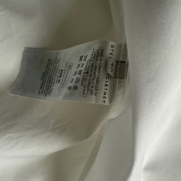 Stella McCartney Oversize Cotton Button-Up Shirt  6US/40IT - Picture 5 of 6
